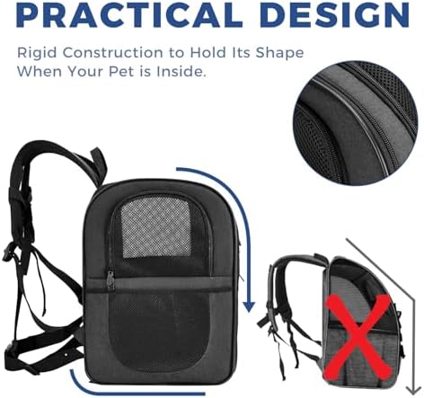 Apollo Walker Cat Carrier Backpack for Small Dogs and Cats Up to 18 lb