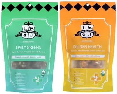 Lord Jameson Golden Health & Daily Greens Bundle Organic Dog Treats