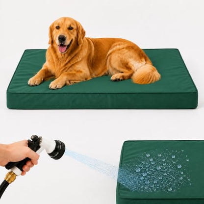 WNPETHOME Outdoor Waterproof Dog Bed Large Sized, Washable Creat Pad 36"
