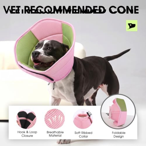 Dog Cones for Large Dogs Soft Dog Cone to Stop Licking