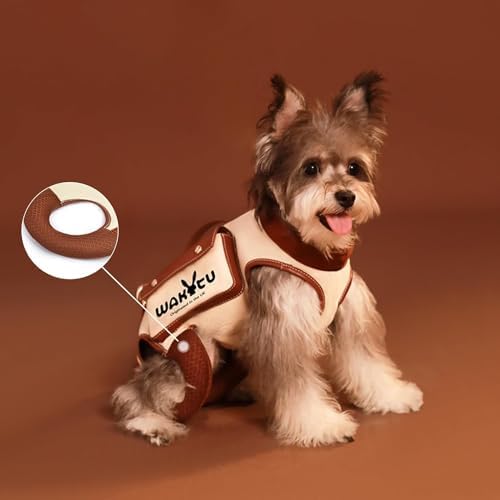 Wakytu Dog Lift Harness Dog Carrier Sling for Small Dogs & Cats,M