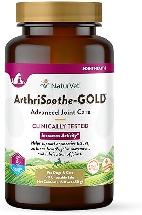 NaturVet Advanced Joint Care Supplement, Dogs & Cats, 90ct