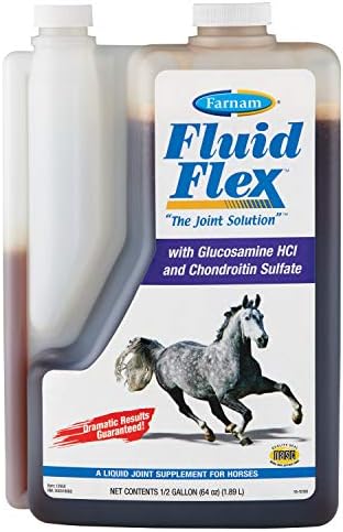 Farnam Fluidflex Liquid Joint Supplement for Horses, Helps Maintain Healthy Hip & Joint Function, 64 Ounces, 64-Day Supply