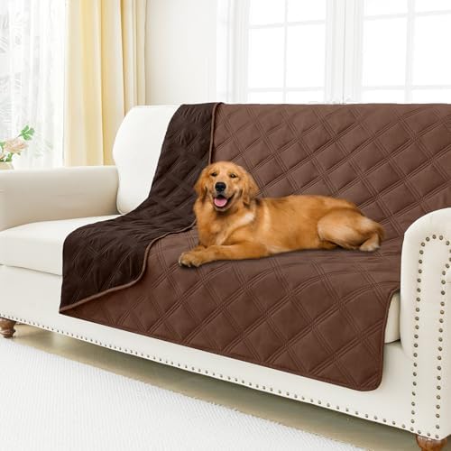 Smiry Waterproof Dog Bed Cover, Reversible Pet Blanket for Sofa Couch