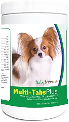 Healthy Breeds Papillon Multi-Tabs Plus Chewable Tablets 365 Count