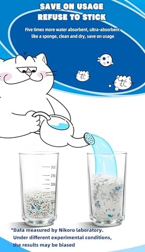 NIKORO Tofu Cat Litter,Strong Clumping Cat Litters,(5.29 lbs×1Bags)