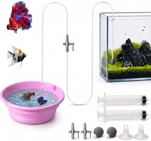 Drip Acclimation Kit for Shrimp and Fish, Slow Drip Aquarium, 2 PCS