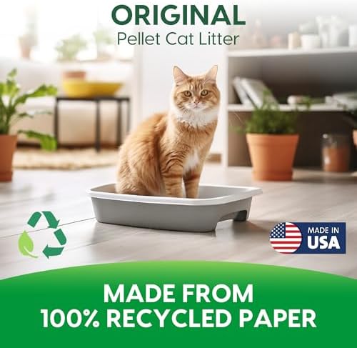 Fresh Pellet Non-Clumping Paper Cat Litter, 12 Pound