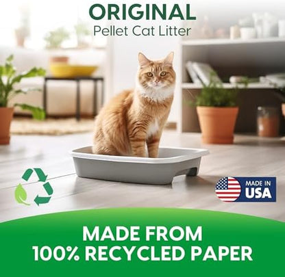 Fresh Pellet Non-Clumping Paper Cat Litter, 12 Pound