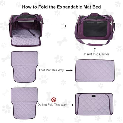 EliteField Deluxe Soft Pet Carrier for Cats and Dogs (3-Year Warranty)