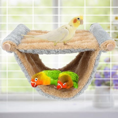 BWOGUE Bird Nest Bed Hanging Hammock, Parakeet Bed for Cage, Cockatiel Bed