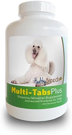 Healthy Breeds Poodle Multi-Tabs Plus Chewable Tablets 180 Count
