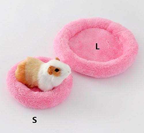 Hamster Bed Soft Warm Cushion for Small Animal - Comfortable Sleep Mat Pad for Guinea Pigs/Hedgehog/Squirrel/Mice/Rats/Chinchilla Nest House