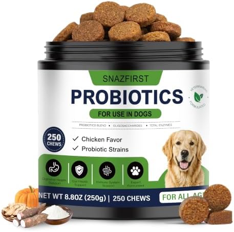 Probiotics for Dogs, Dog Probiotics Chews for Digestive Health &Gut Health