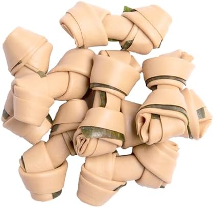 DreamBone Dental Mini Bones Rawhide-Free Dog Treats, 16 Count