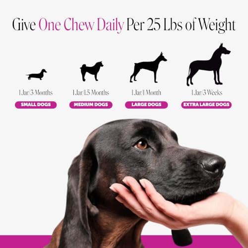 10-in-1 Dog Multivitamin Supplement with Glucosamine & Probiotics - Hip & Joint Support, Digestive Health, Immune Support, Heart & Skin - All-in-One Daily Vitamins & Omega-3s for Dogs (Chicken 180 Ct)