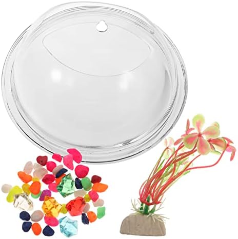 Wall Bowl Wall Hanging Fish Bowl Fish Bowls for Centerpieces Hanging Hydroponic Planter Wall Fish Tank Acrylic Vase Indoor Acrylic Vases Large Water Tank