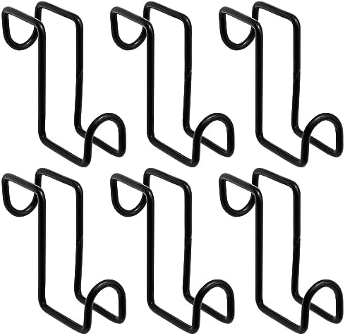 4 Inch Tack Hook, Over Rail Bridle Hooks Heavy Duty Horse Water Bucke, Horse Stall Hooks for Fence Stables Cloakroom Garage (6PCS)