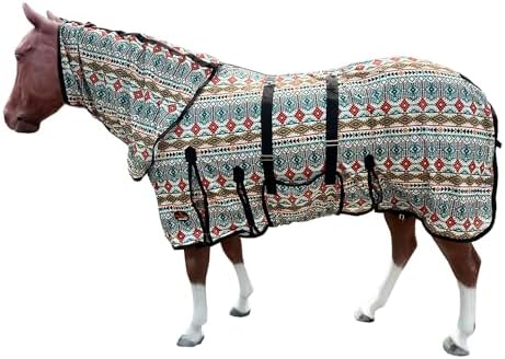 HILASON Horse Fly Sheet Breathable Mesh UV Protection Mosquito Bug Summer