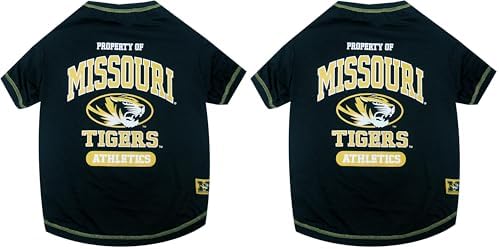 Pets First MIZ-4014-XL Missouri Tee Shirt, Multi, one Size (Pack of 2)