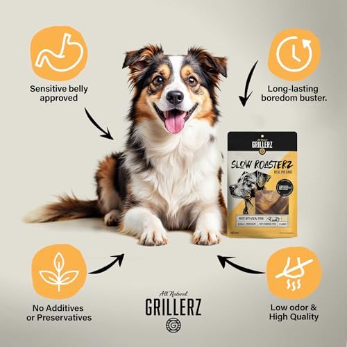 Grillerz Real Pig Ears, Rawhide-Free, 12 Count