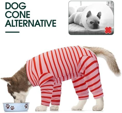 Kuoser Dog Recovery Suit, Anti-Licking Pajamas for Wounds