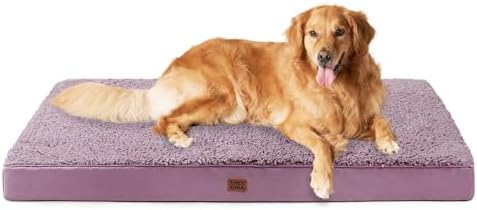 EHEYCIGA Orthopedic Dog Bed Extra Large with Removable Washable Cover, 44IN