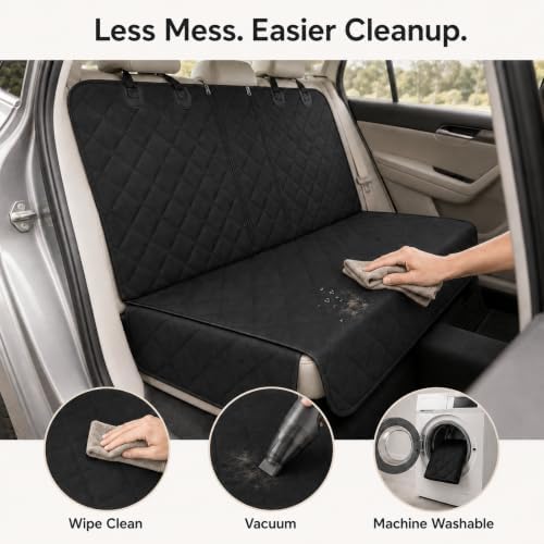 Dog Car Seat Protector, Back Seat Cover for Dogs, SUV & Car Seat Covers 52"