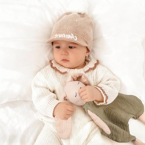 lulumoon Bunny Baby Security Blanket: Skin-Friendly Muslin Snuggle Lovey