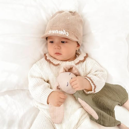 lulumoon Bunny Baby Security Blanket: Skin-Friendly Muslin Snuggle Lovey