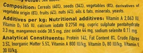 Hari Hagen Tropimix Enrichment Food for Cockatiels & Lovebirds, 2 lb.