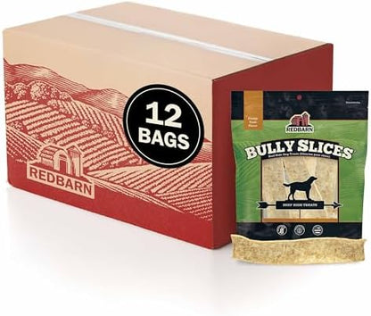 Redbarn Pet Products Bully Slices for Dogs French Toast Natural Dental Treats 12 Bags
