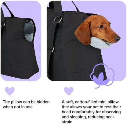 Ownpets Large Pet Carrier for Dogs Cats, 18-20lbs, Hands-Free Purse Bag
