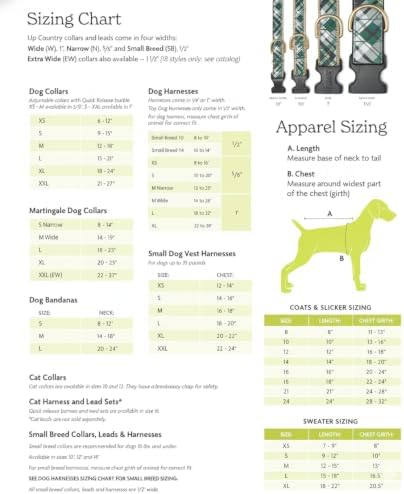 Up Country Garden Rabbit Pattern (Garden Rabbit Dog Collar, Medium (12 to 18 Inches) 5/8 Inch Narrow Width)