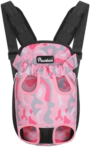 Pawaboo Pet Front Carrier Backpack for Small Medium Dogs