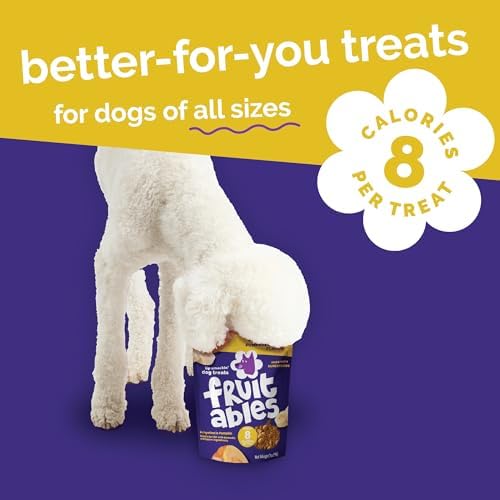 Fruitables Baked Dog Treats, Low Calorie Treats, Pumpkin & Banana, 7oz