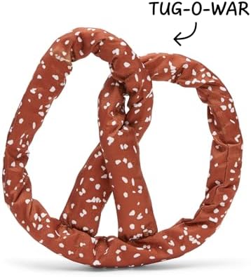 BarkBox Paula's Park Slope Pretzel Dog Toy - for Medium Dogs