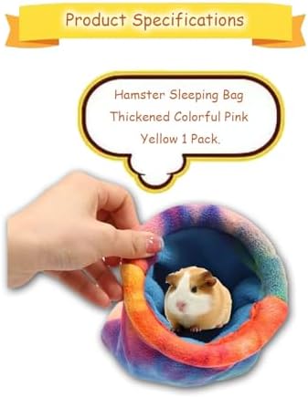 Guinea Pig Hideout, Soft Fleece Rabbit Snuggle Sack, Small Animal House Ferret Cozy Cave Hamster Sleeping Bag for Small Pet/Ferret/Chinchilla/Bunny