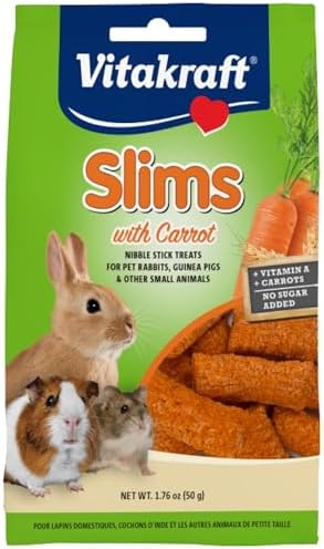 Vitakraft Slims with Carrot Small Animal Treat 1.76 oz.
