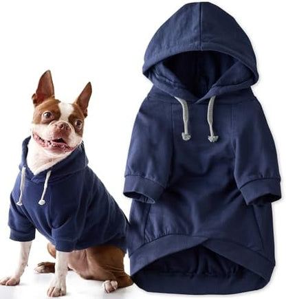 Pet Passion Rocky II Dog Hoodie, Navy, XX-Large