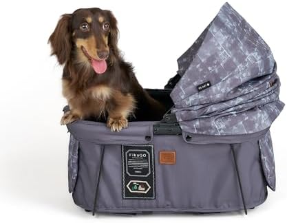 Sway2 Pet Car Seat and Carrier, 2-in-1 Booster Seat for Small Dogs and Cats