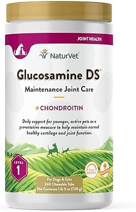 NaturVet Maintenance Joint Care with Chondroitin, Dogs & Cats, 240ct