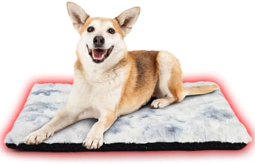 Self-Warming Cat Bed Pad 30x20 inches Self-Heating Cat Bed Mat Thermal Blanket for Indoor Cats & Dogs