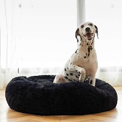 Hachikitty Calming Donut Cuddler, Large Dog Beds, 30''