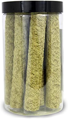 Timothy Puff Sticks - Healthy Natural Timothy Hay Chew Treat - High Protein, High Fiber - Guinea Pigs, Rabbits, Chinchillas, Prairie Dogs, Degus, Hamsters, Rats, Tortoises & Other Herbivores