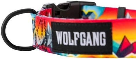 Wolfgang Wide Venture Dog Collar Mountainvibes Print X-Large