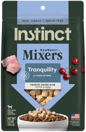 Raw Boost Mixers Tranquility Freeze-Dried Dog Food Topper, 5.5 oz. Bag