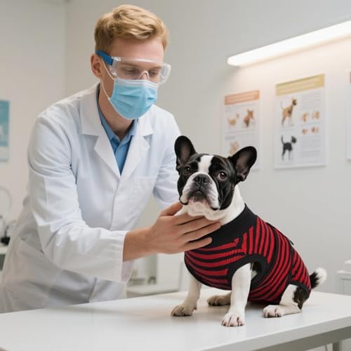 Kuoser Recovery Suit for Dogs Cats, Soft Dog Surgery Suit Female Male Spay