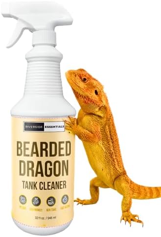 Bearded Dragon Tank Cleaner Spray, 32oz – Non-Toxic, No-Rinse, Made in USA