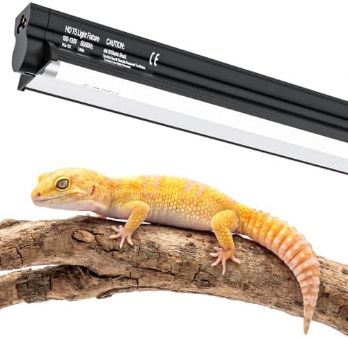 T5 UVB 10.0 Reptile Light Fixture Combo Kit (22Inch)